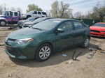 2016 Toyota Corolla L Green vin: 2T1BURHEXGC728619