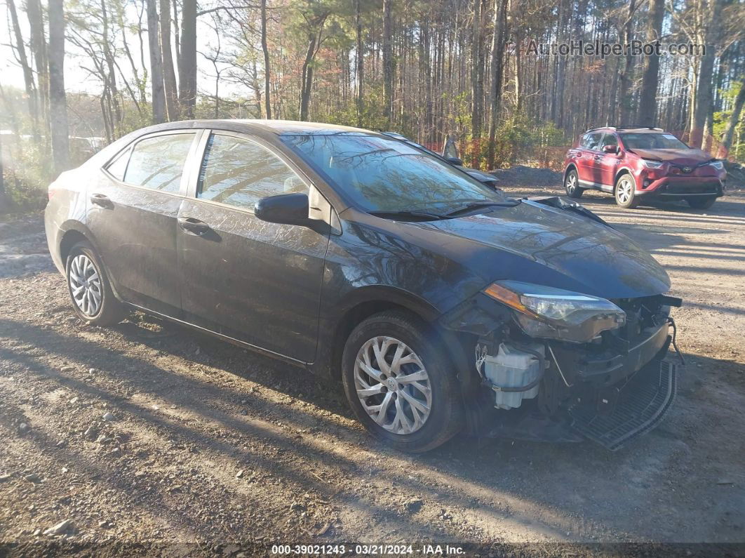 2017 Toyota Corolla Le Черный vin: 2T1BURHEXHC749603