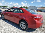 2017 Toyota Corolla L Maroon vin: 2T1BURHEXHC751187