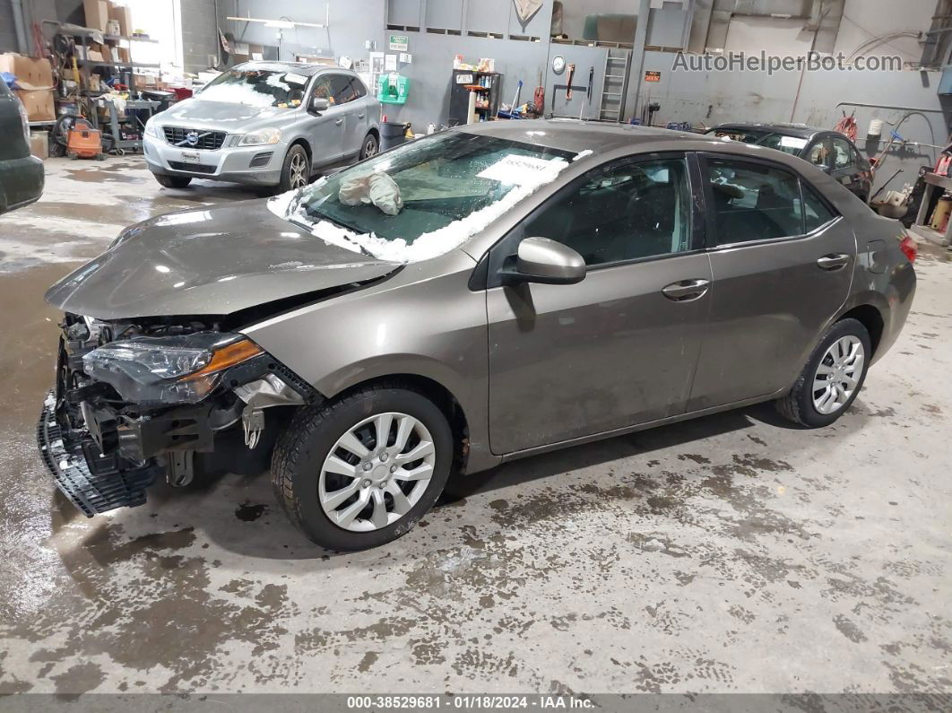 2017 Toyota Corolla Le Gray vin: 2T1BURHEXHC754199