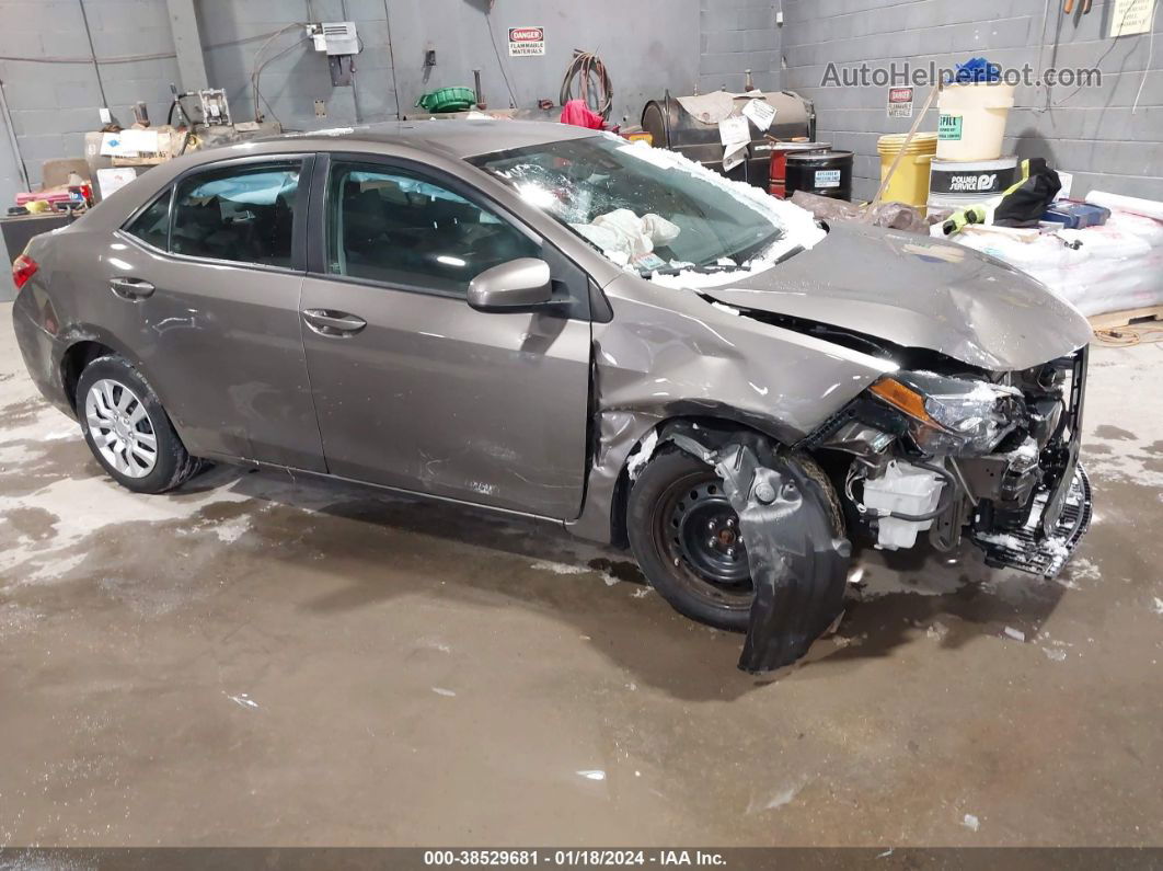 2017 Toyota Corolla Le Gray vin: 2T1BURHEXHC754199