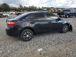 2017 Toyota Corolla L Black vin: 2T1BURHEXHC760388