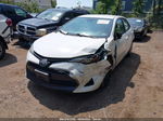 2017 Toyota Corolla L/le/xle/se White vin: 2T1BURHEXHC769771