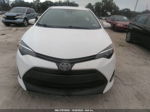 2017 Toyota Corolla Le White vin: 2T1BURHEXHC772105