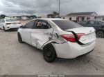 2017 Toyota Corolla Le White vin: 2T1BURHEXHC772105