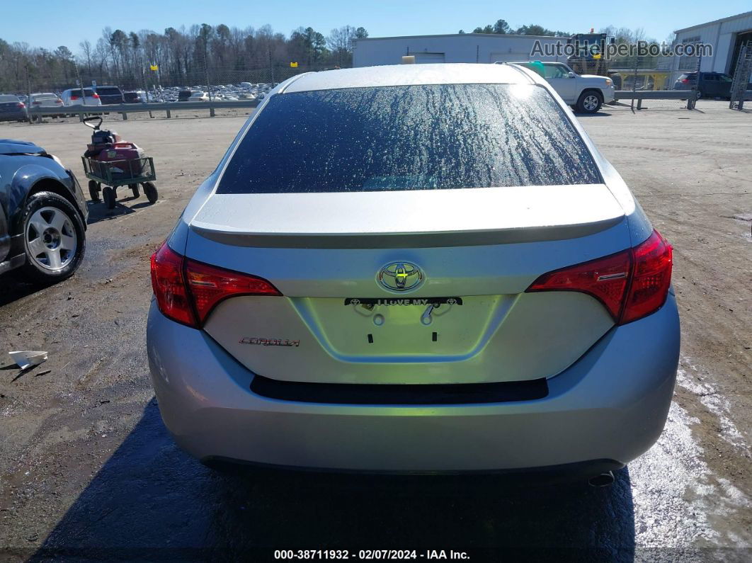 2017 Toyota Corolla Se Silver vin: 2T1BURHEXHC812120