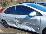 2017 Toyota Corolla Se Silver vin: 2T1BURHEXHC812120