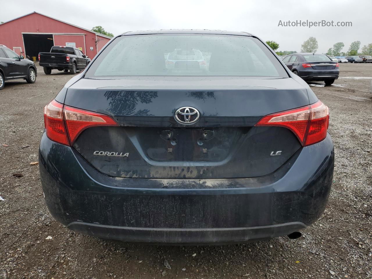 2017 Toyota Corolla L Green vin: 2T1BURHEXHC826518