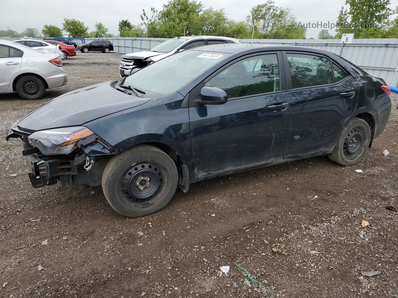 2017 Toyota Corolla L Green vin: 2T1BURHEXHC826518