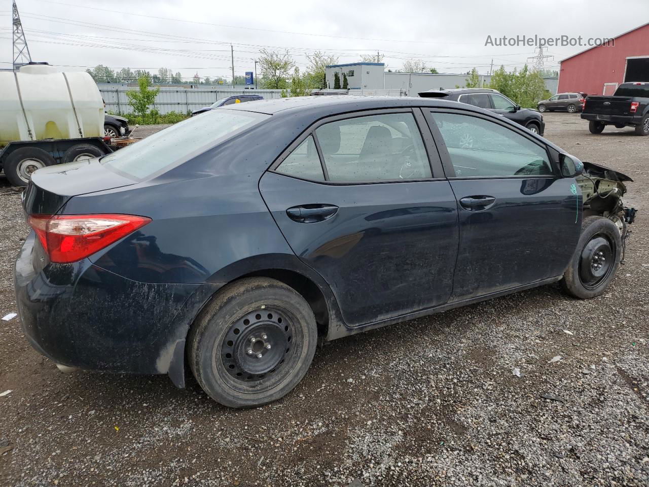 2017 Toyota Corolla L Green vin: 2T1BURHEXHC826518