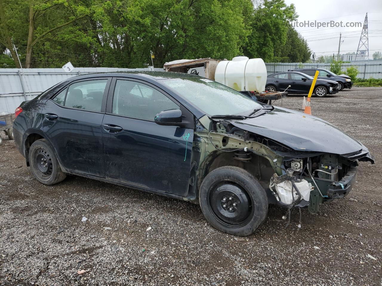 2017 Toyota Corolla L Green vin: 2T1BURHEXHC826518