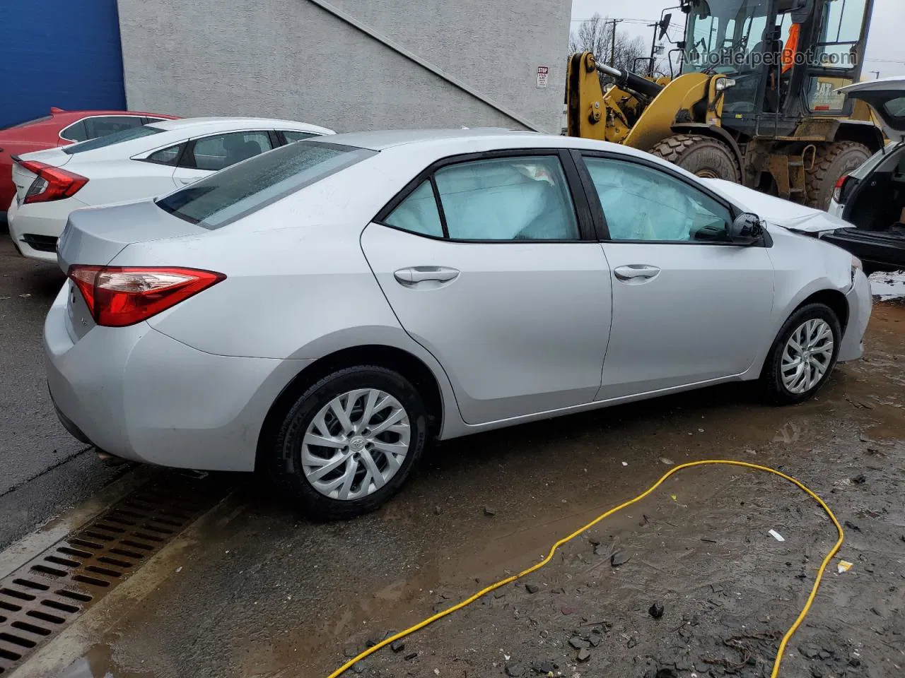 2017 Toyota Corolla L Silver vin: 2T1BURHEXHC830990