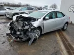 2017 Toyota Corolla L Silver vin: 2T1BURHEXHC830990