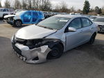 2017 Toyota Corolla L Silver vin: 2T1BURHEXHC860846