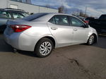 2017 Toyota Corolla L Silver vin: 2T1BURHEXHC860846