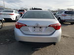 2017 Toyota Corolla L Silver vin: 2T1BURHEXHC860846