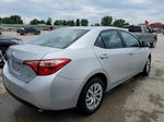 2017 Toyota Corolla L Silver vin: 2T1BURHEXHC907244