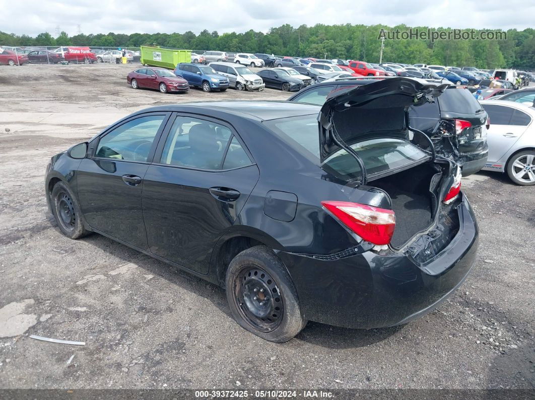 2017 Toyota Corolla Le Black vin: 2T1BURHEXHC924139