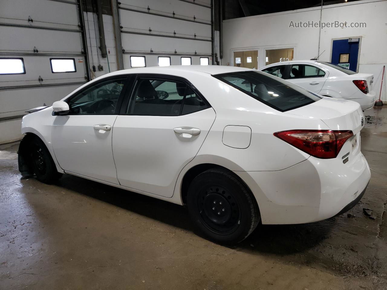 2017 Toyota Corolla L White vin: 2T1BURHEXHC927512