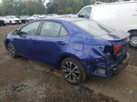 2017 Toyota Corolla L Blue vin: 2T1BURHEXHC939479