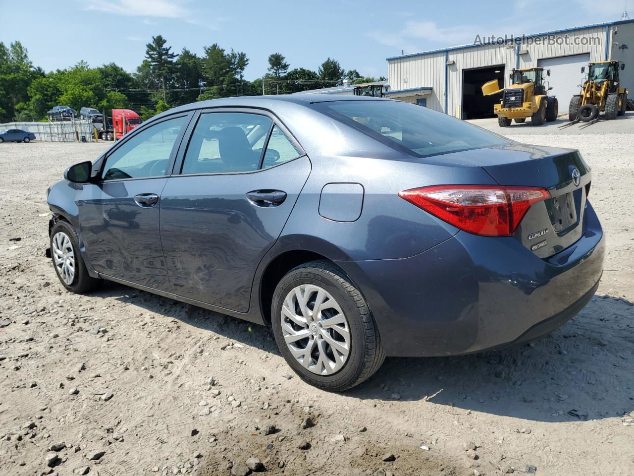 2017 Toyota Corolla L Gray vin: 2T1BURHEXHC952748