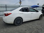 2019 Toyota Corolla L White vin: 2T1BURHEXKC132127