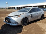 2019 Toyota Corolla L Серебряный vin: 2T1BURHEXKC136324