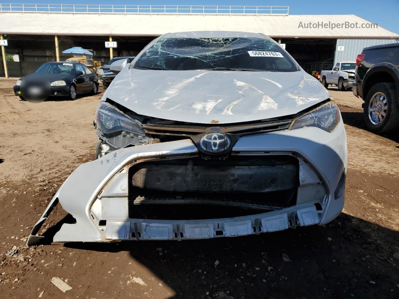 2019 Toyota Corolla L Серебряный vin: 2T1BURHEXKC136324