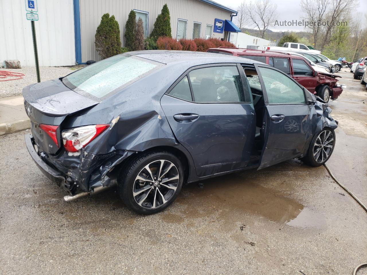 2019 Toyota Corolla L Gray vin: 2T1BURHEXKC162096