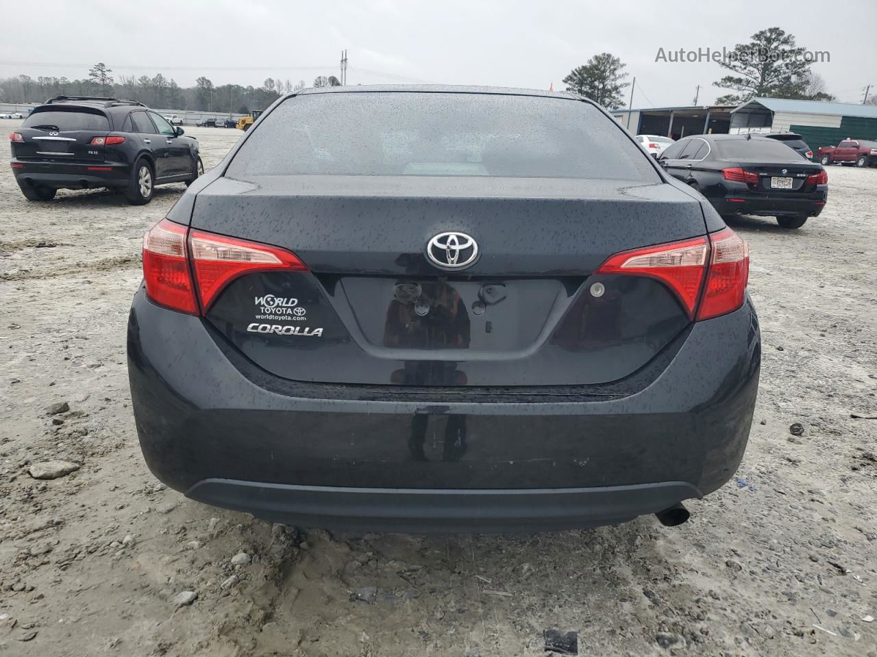 2019 Toyota Corolla L Black vin: 2T1BURHEXKC165306