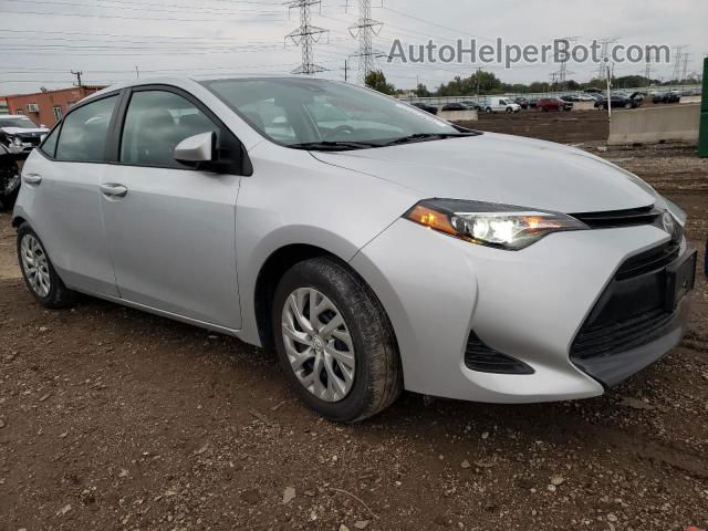 2019 Toyota Corolla L Silver vin: 2T1BURHEXKC167167