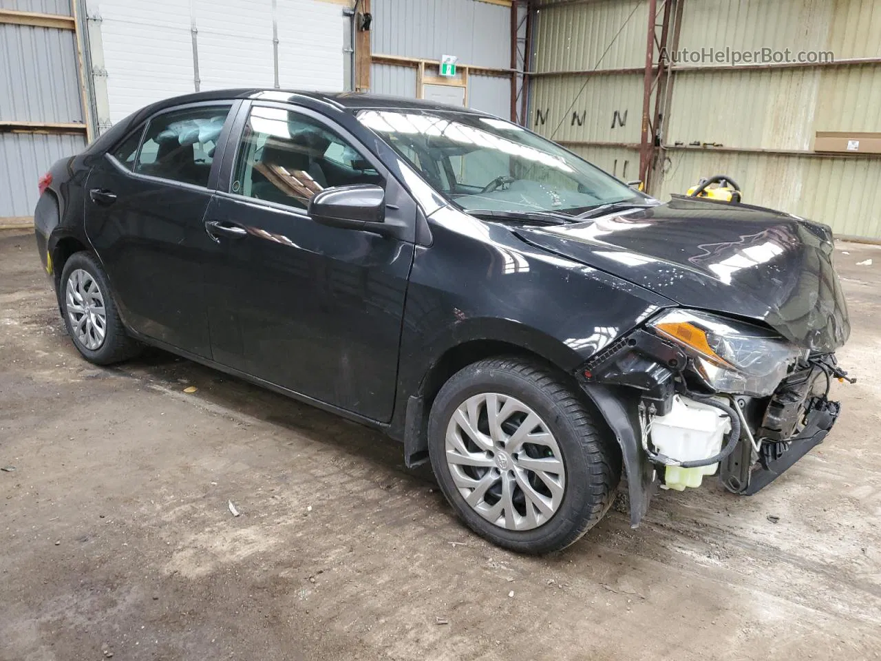 2019 Toyota Corolla L Black vin: 2T1BURHEXKC168867