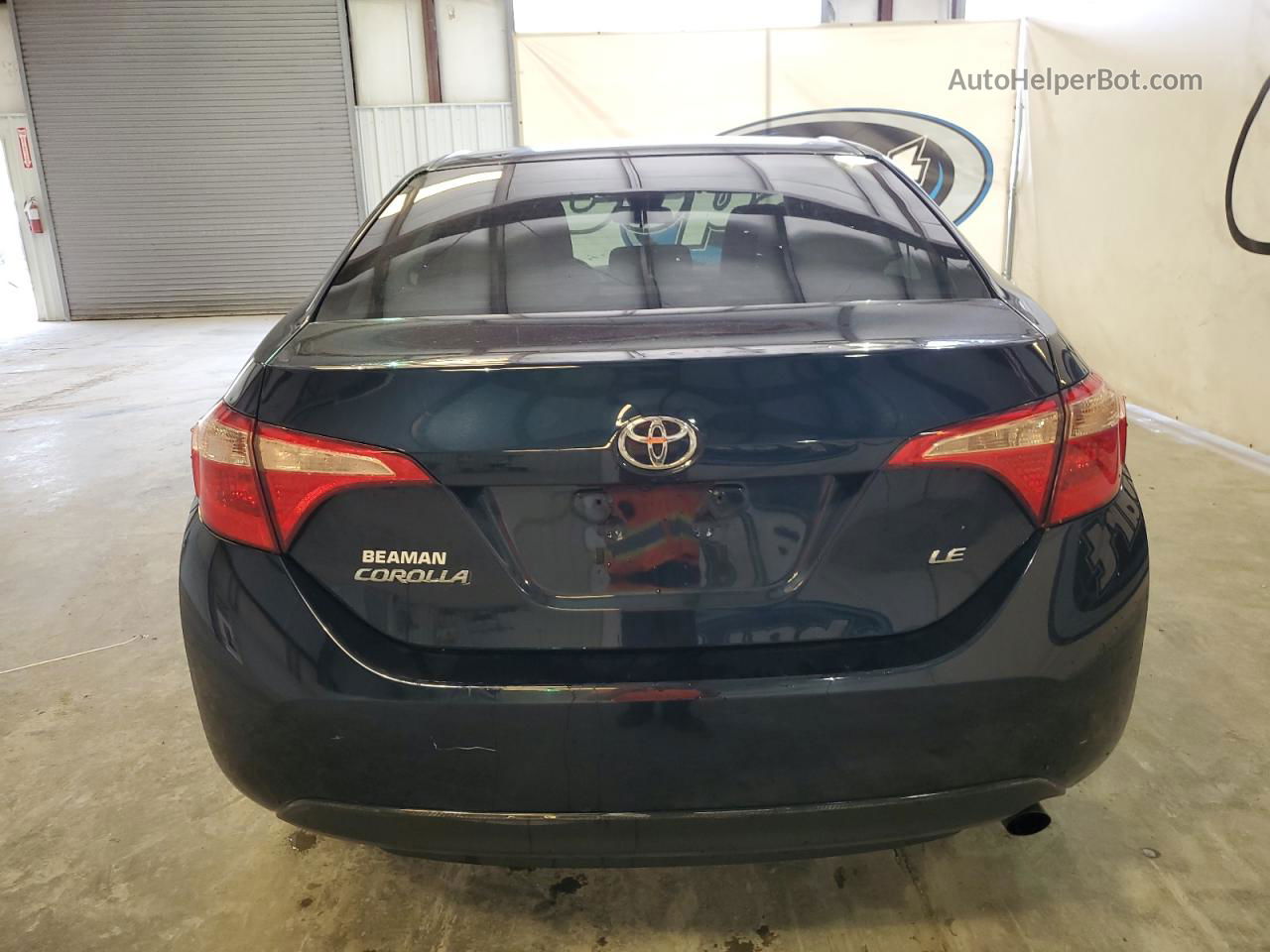 2019 Toyota Corolla L Синий vin: 2T1BURHEXKC185801