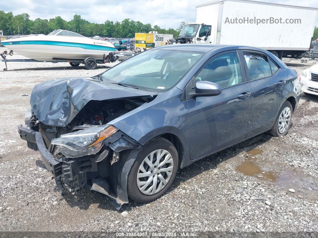 2019 Toyota Corolla Le Gray vin: 2T1BURHEXKC185913