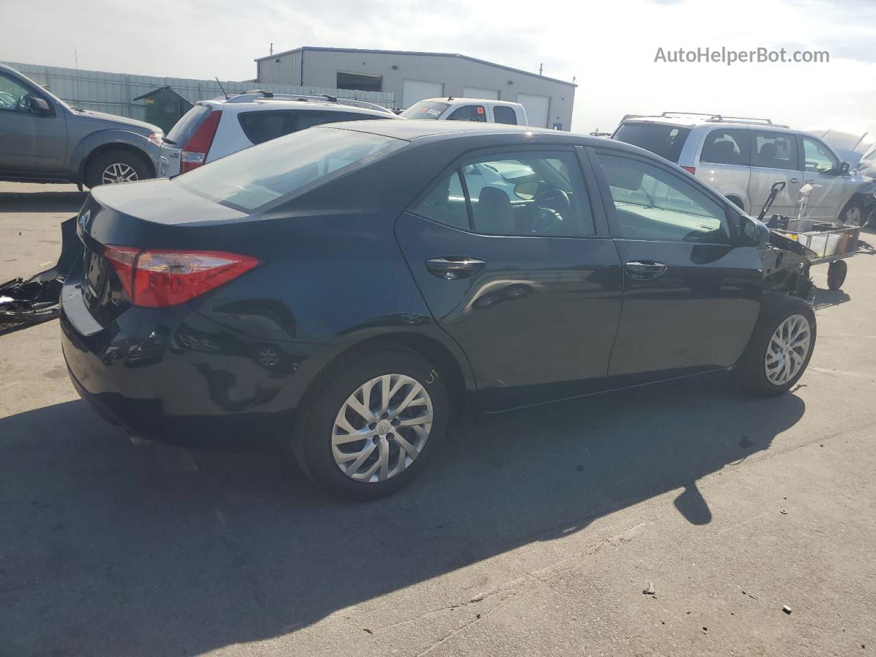 2019 Toyota Corolla L Blue vin: 2T1BURHEXKC195924