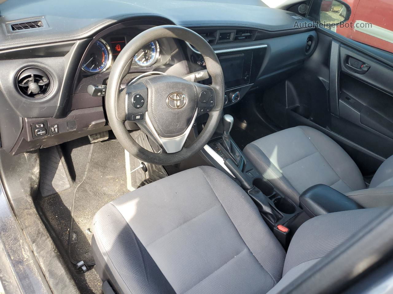 2019 Toyota Corolla L Black vin: 2T1BURHEXKC206520