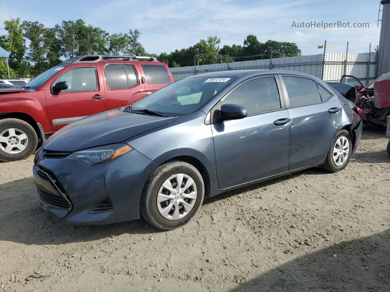 2019 Toyota Corolla L Black vin: 2T1BURHEXKC206520