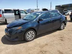 2019 Toyota Corolla L Blue vin: 2T1BURHEXKC206677