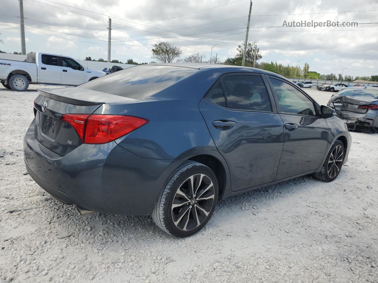 2019 Toyota Corolla L Серебряный vin: 2T1BURHEXKC209353