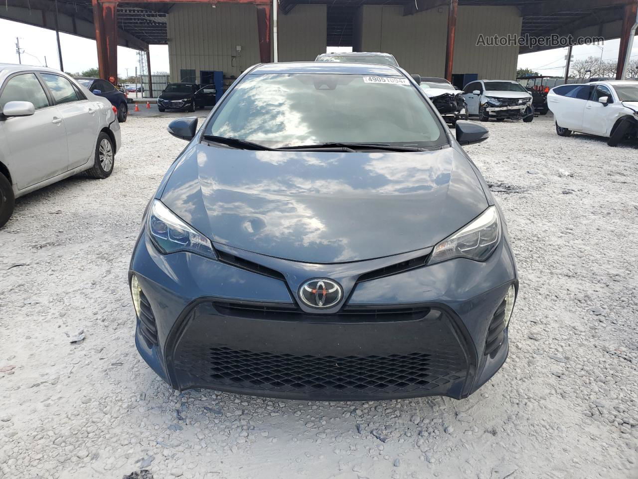 2019 Toyota Corolla L Серебряный vin: 2T1BURHEXKC209353