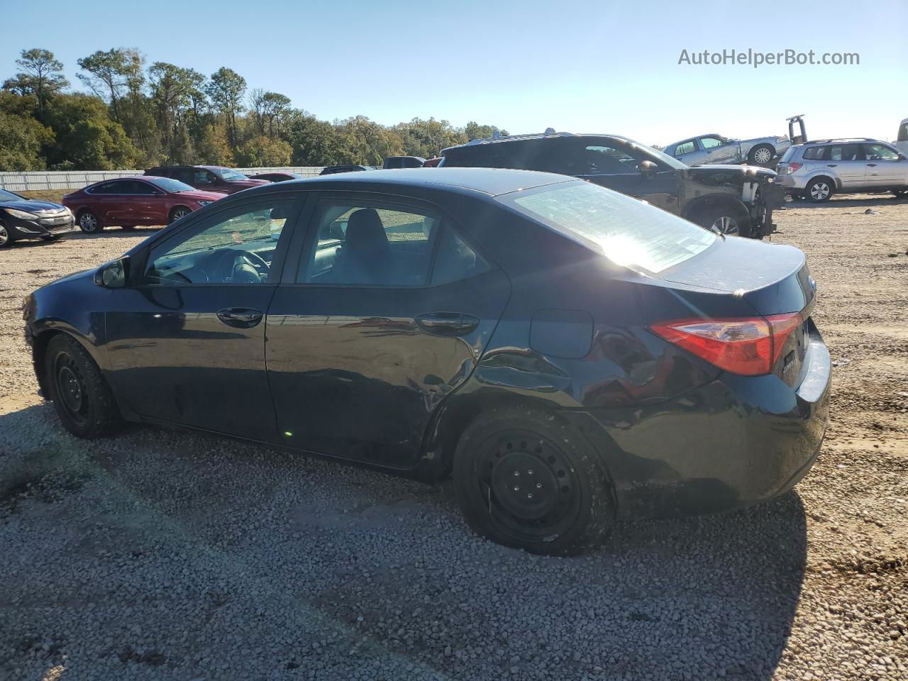 2019 Toyota Corolla L Blue vin: 2T1BURHEXKC210051