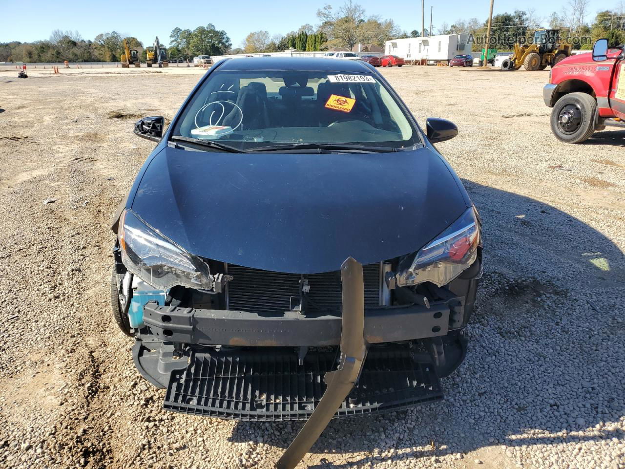 2019 Toyota Corolla L Blue vin: 2T1BURHEXKC210051