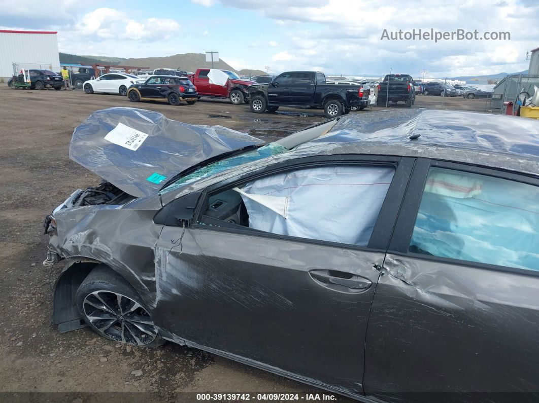 2019 Toyota Corolla Se Gray vin: 2T1BURHEXKC212916