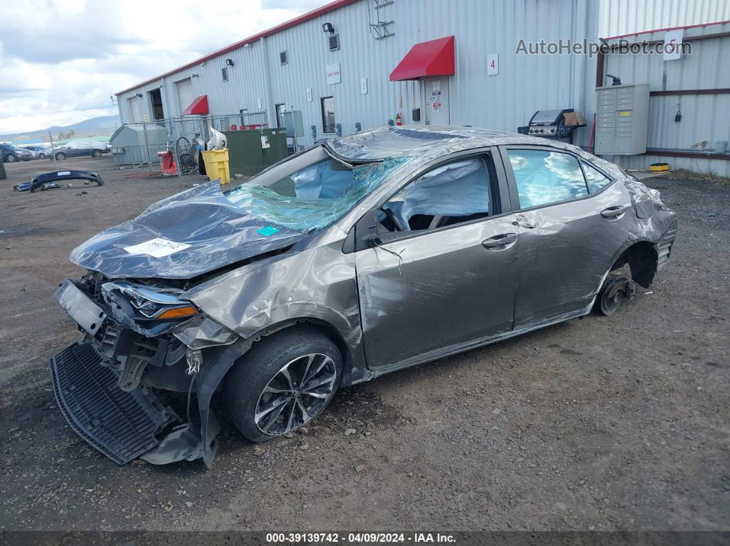 2019 Toyota Corolla Se Gray vin: 2T1BURHEXKC212916