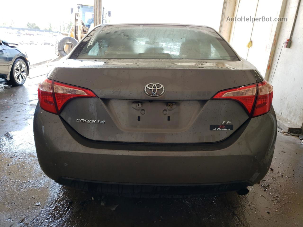 2019 Toyota Corolla L Серый vin: 2T1BURHEXKC225374