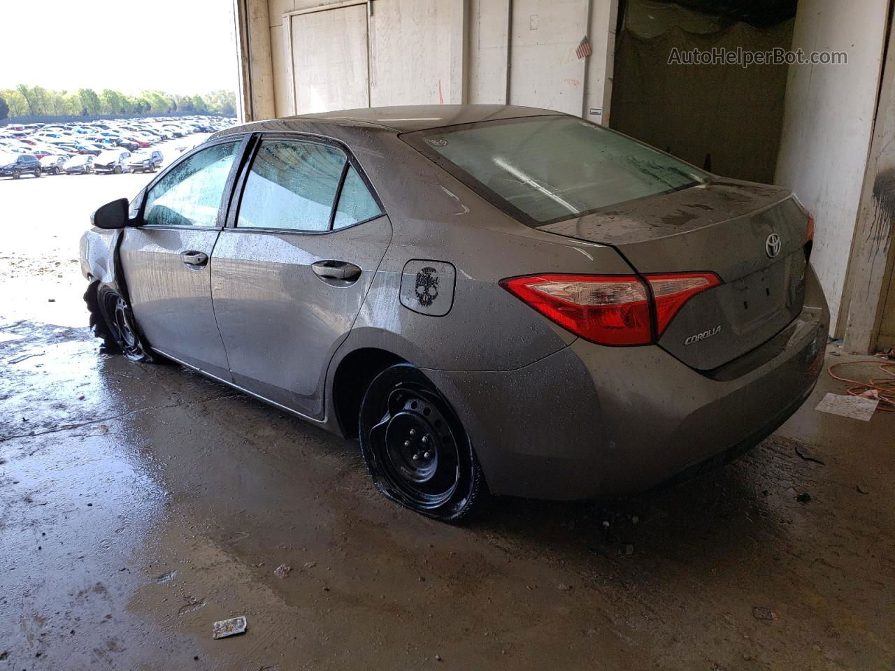 2019 Toyota Corolla L Gray vin: 2T1BURHEXKC225374