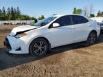 2019 Toyota Corolla L White vin: 2T1BURHEXKC233698