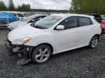 2010 Toyota Corolla Matrix S White vin: 2T1KE4EE0AC040592