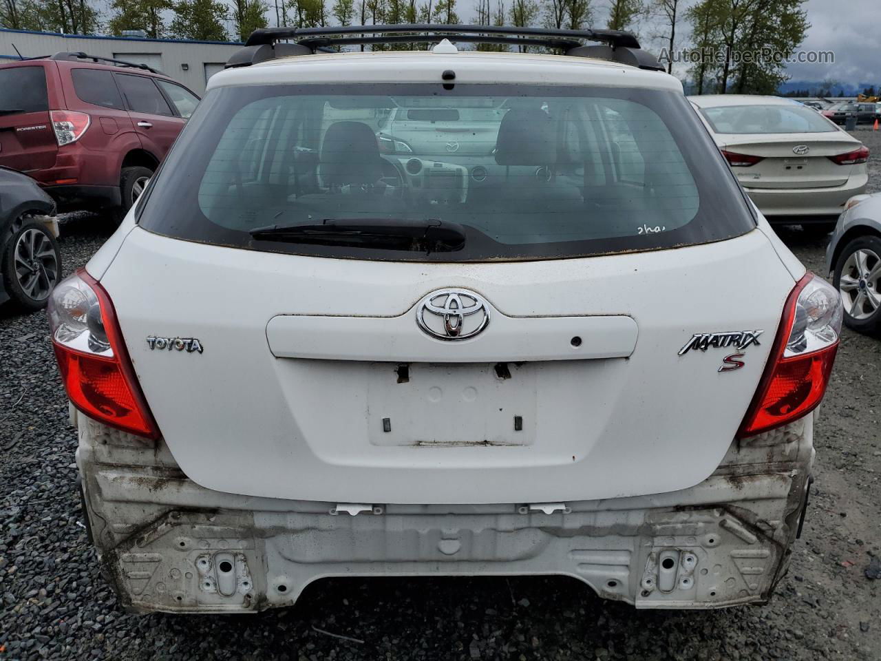 2010 Toyota Corolla Matrix S White vin: 2T1KE4EE0AC040592