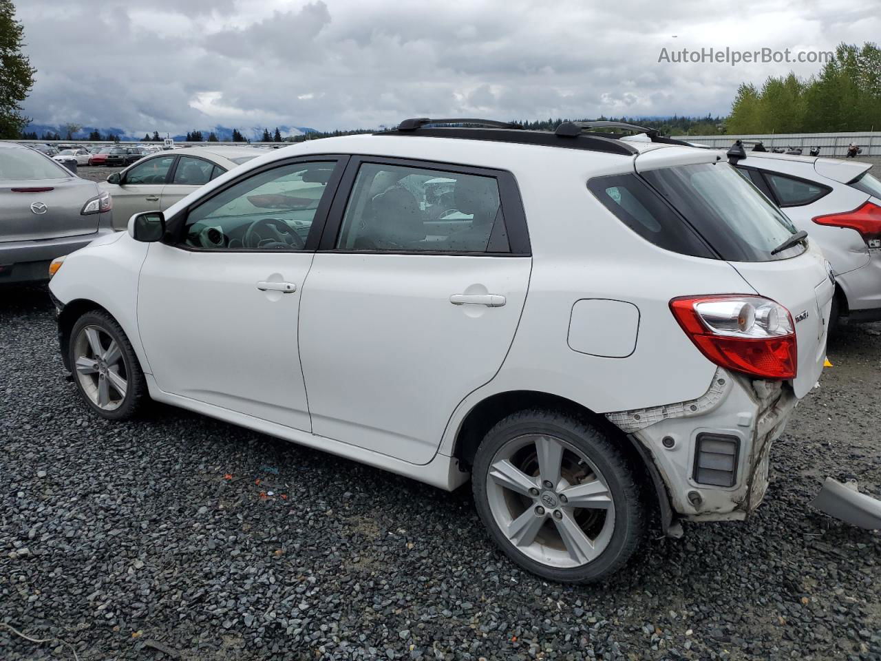 2010 Toyota Corolla Matrix S Белый vin: 2T1KE4EE0AC040592